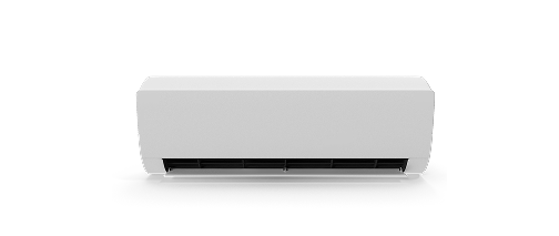 White wall-mounted air conditioning unit